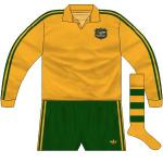 AUSTRALIA: It seems strange to see them in adidas, one of five different companies to outfit them at World Cups. The collar was very similar to that more associated with Canterbury while the hooped socks would be a welcome return, in our view.