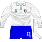 ITALY: A straightforward reversal, including shorts and socks, for Italy when they met Western Samoa.