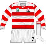 JAPAN: Apart from the cuffs and the RWC logo, Japan kept things the same as they had been.