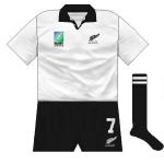 NEW ZEALAND (alt): The white shirts had to be used for another meeting with Scotland.