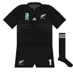 NEW ZEALAND: The agreeing of a deal with adidas was a commercial game-changer as the replica and leisurewear market began to change. The German company dispensed with a traditional collar and included the first example of grip tape, while three stripes were allowed again, at least on the socks.