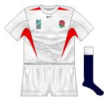 ENGLAND: Having gone uber-traditional in 1999, Nike began to push the boat out now. This was a skin-tight jersey with no collar while the red panels helped to create a streamlined look.