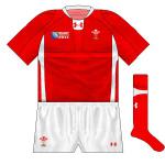 WALES: Under Armour made their first moves into the international rugby market and gave Wales a modern look. The grip tape featured 